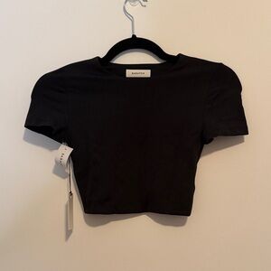 NWT Babaton Black Crop Top